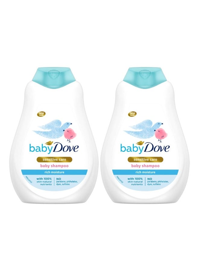 DOVE Baby Dove Shampoo, 400 ml (Pack of 2) - Image 1